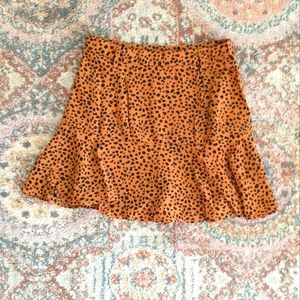 NWOT Love for Humanity Leopard Print Skort